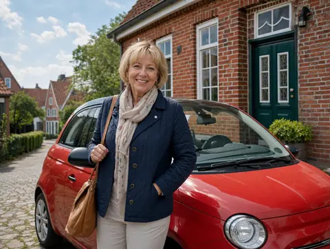 Verkäufer aus Velen mit dem verkauften Fahrzeug